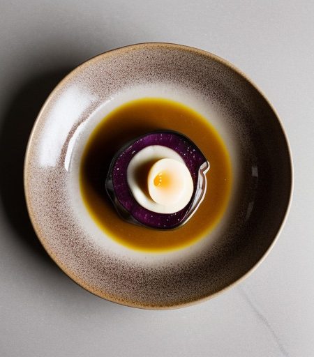 Nasu Karashi Sumiso-Ae (Eggplant Wit Mustard recipe image