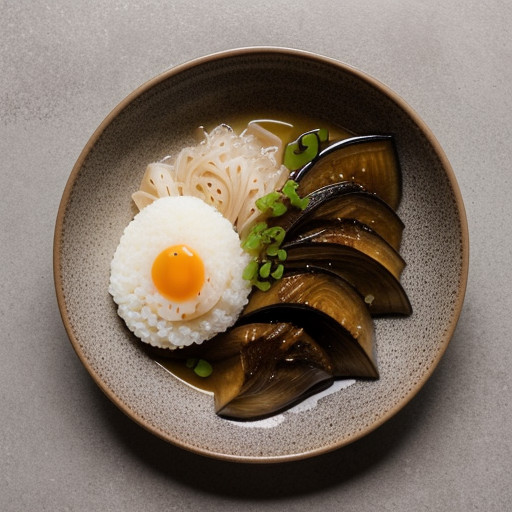 Nasu Karashi Sumiso-Ae (Eggplant/Mustard & Mi recipe image