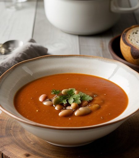 Native American Lima Bean & Tomato Soup recipe image