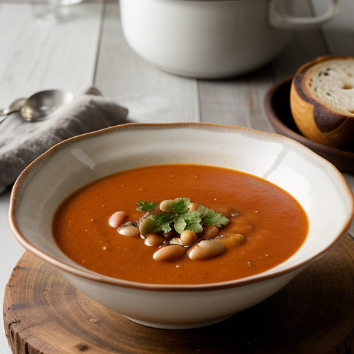 Native American Lima Bean & Tomato Soup recipe image