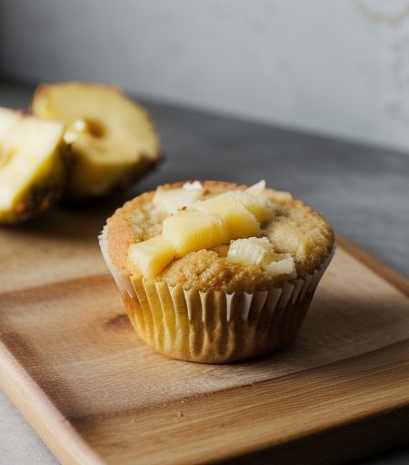 Naturally Sweet Pineapple Muffins recipe image