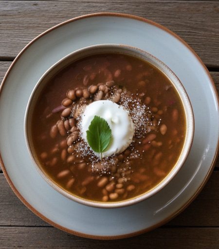 Navy Bean Borsch recipe image