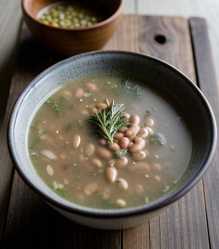 Navy Bean Soup With Lemon and Herbs (3.5 PTS recipe image