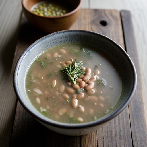 Navy Bean Soup With Lemon and Herbs (3.5 PTS recipe image