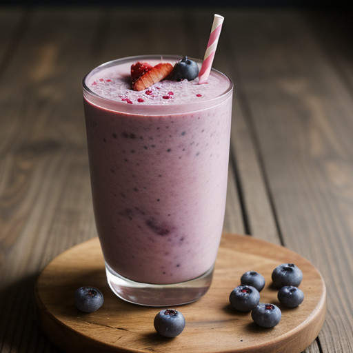 Nectarine Berry Smoothie recipe image