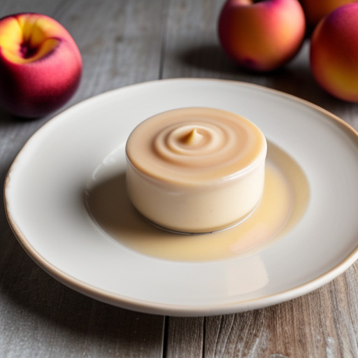 Nectarine Creme Friache recipe image