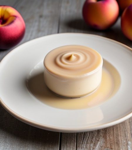 Nectarine Creme Friache recipe image