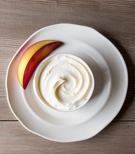 Nectarine Yogurt a La Donna recipe image