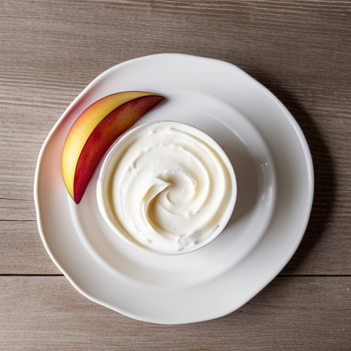 Nectarine Yogurt a La Donna recipe image