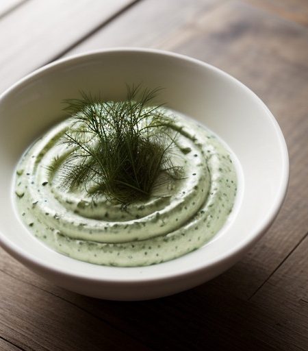 Neighbor's Cucumber-Dill Dip recipe image