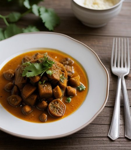 Nelum Ala (Curried Lotus Root recipe image