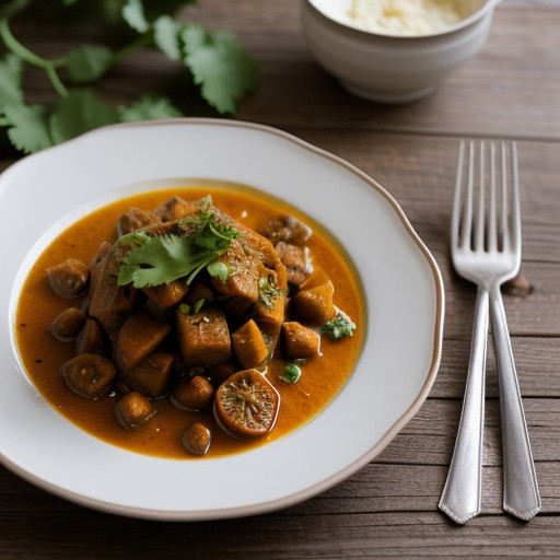 Nelum Ala (Curried Lotus Root recipe image