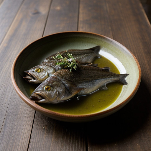 Nero Wolfe's Broiled Shad With Sorrel Sauce recipe image