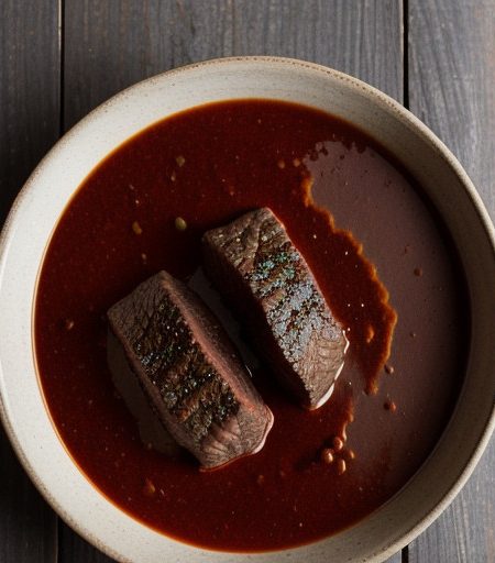 Nero Wolfe's Fillets of Beef in Sauce Abano recipe image