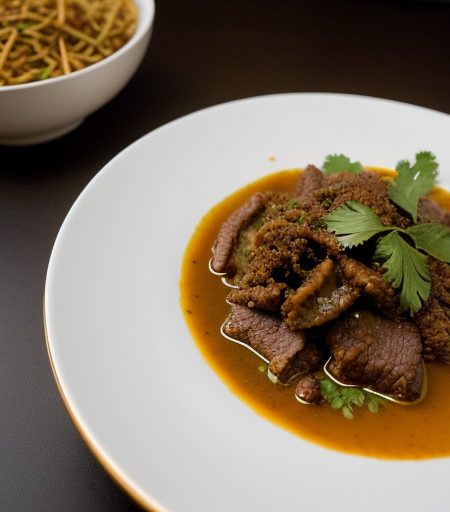 Neua Daet Diao (Fried Sun-Dried Beef recipe image