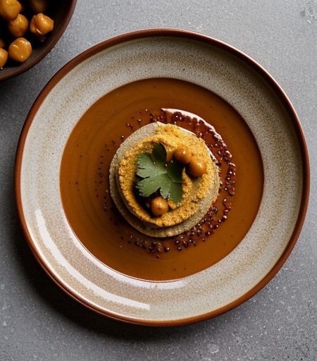New Delhi-Style Chick Pea Hummus recipe image