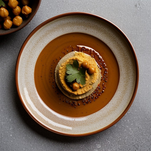 New Delhi-Style Chick Pea Hummus recipe image