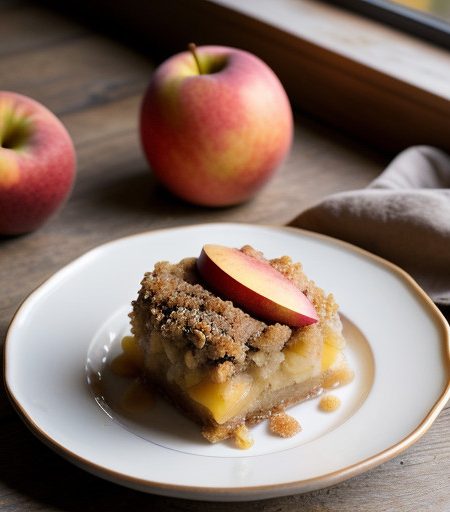 New England Apple - Peach Betty recipe image