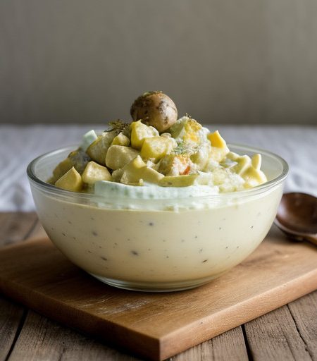 New England Potato Salad With Sour Cream Dres recipe image