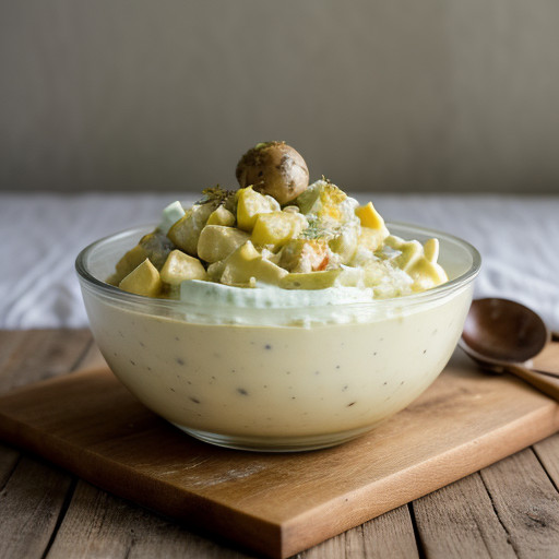 New England Potato Salad With Sour Cream Dres recipe image