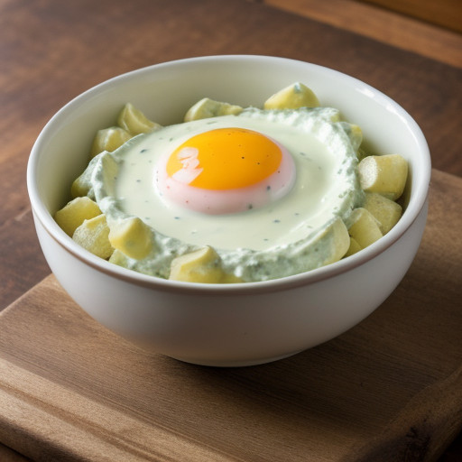 New England Potato Salad With Sour Cream Dressing recipe image