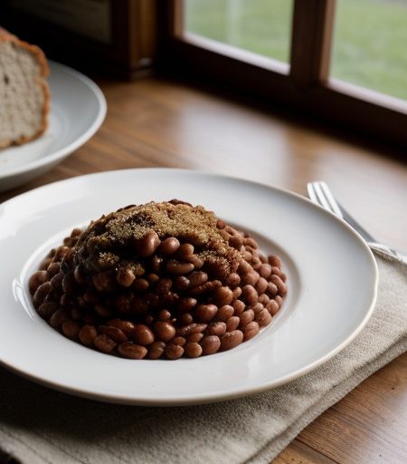New England Style Baked Beans -Crockpot recipe image