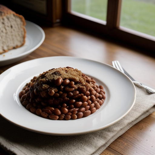 New England Style Baked Beans -Crockpot recipe image