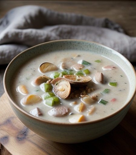 New England Style Clam Chowder recipe image