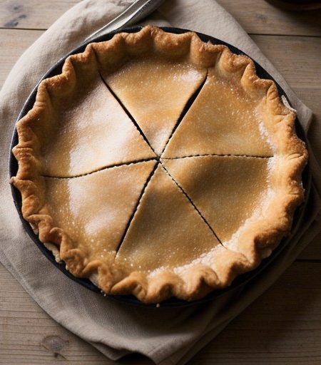 New Hampshire Maple Syrup Pie recipe image