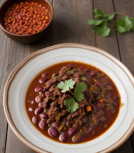 New Mexico Red Bean Chili recipe image