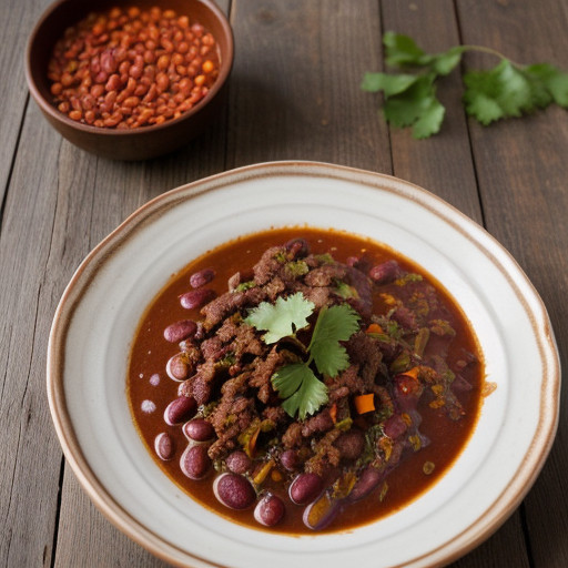 New Mexico Red Bean Chili recipe image