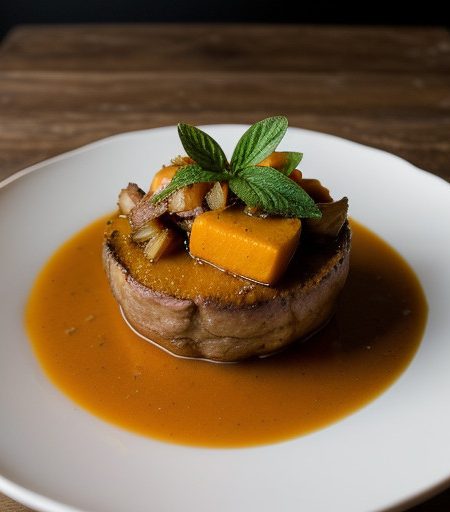 New Orleans Pork-Sweet Potato-Fruit Casserole recipe image