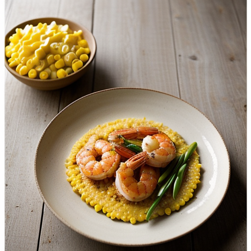 New Orleans Shrimp With Corn Grits recipe image