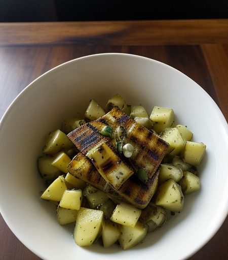 New Potato Salad With Sauteed Onion Vinaigrette recipe image