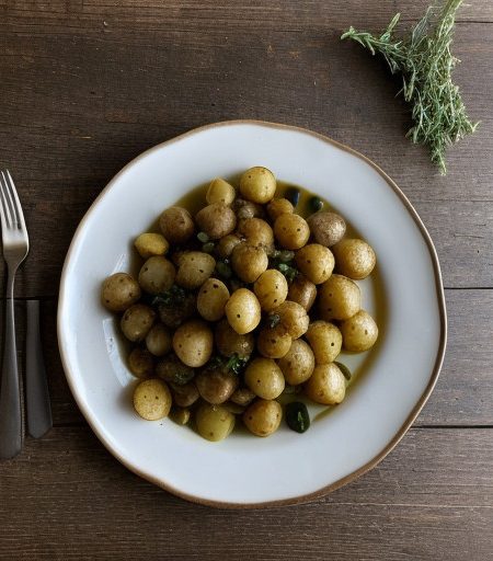 New Potatoes With Roasted Garlic recipe image