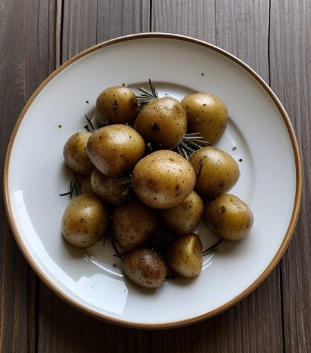 New Potatoes With Roasted Garlic recipe image