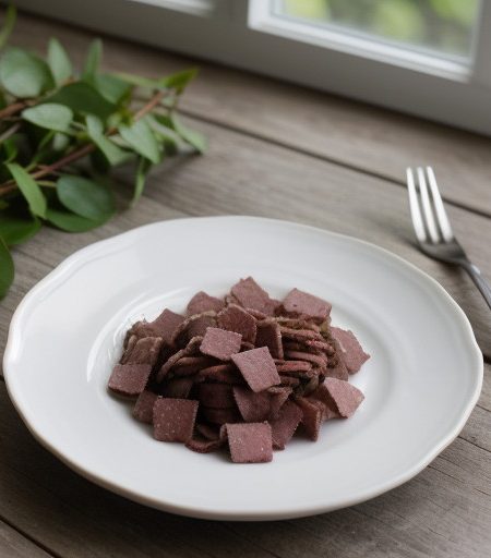 New Potatoes With Salami & Sorrel recipe image
