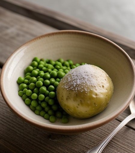 New Potatoes and Peas in Dill Sauce recipe image