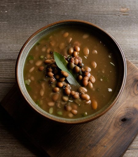 New Year's Day Black-Eyed Pea Soup recipe image