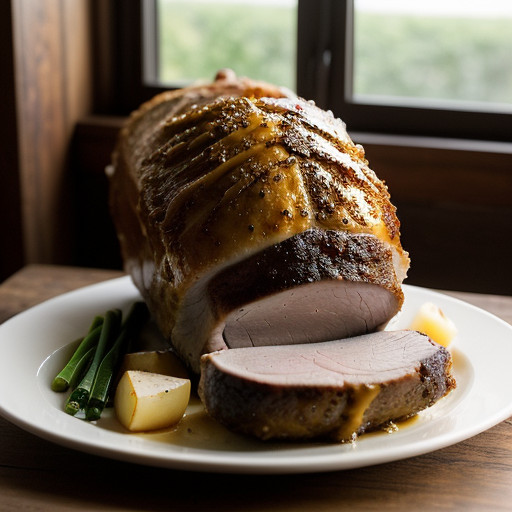 New Year's Pork Roast With Saurkraut recipe image