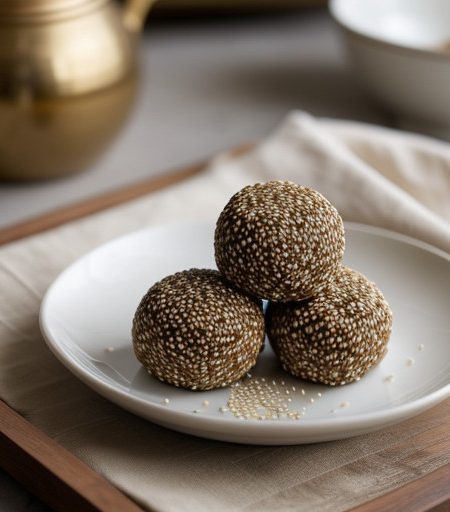 New Year's Sesame Seed Balls recipe image
