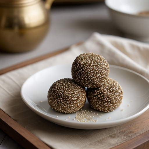 New Year's Sesame Seed Balls recipe image