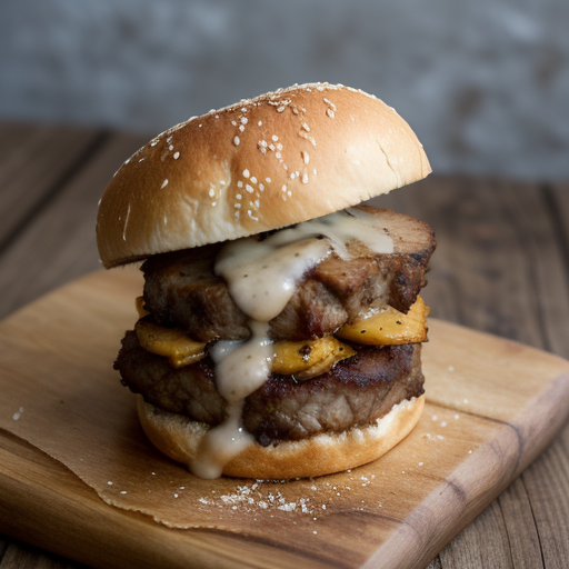 Newfangled Barbecued Pork Sandwiches recipe image