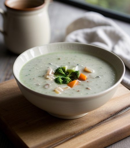 Next Day Rice & Broccoli Soup recipe image