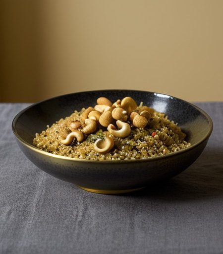Nibu Daar Pullao (Lemon Cashew Rice recipe image