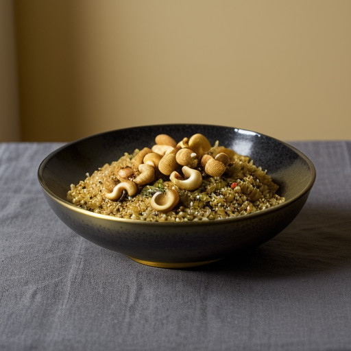 Nibu Daar Pullao (Lemon Cashew Rice recipe image