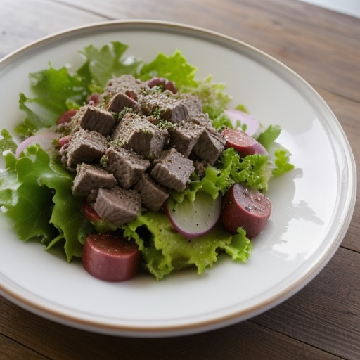 No Bake Beef Salad recipe image
