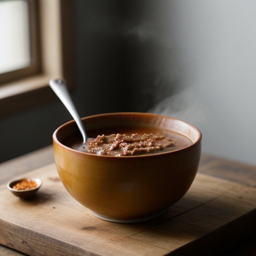 No Bake Beef Soup recipe image