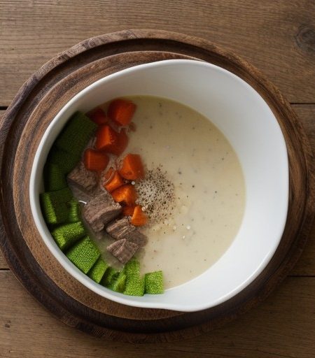 No Bake Beef Soup recipe image