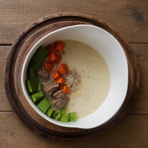 No Bake Beef Soup recipe image